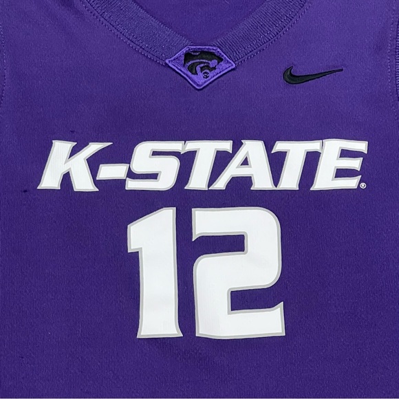 Kansas State University KSU K State Basketball Jersey Youth size Small / 5 Nike - Picture 3 of 7